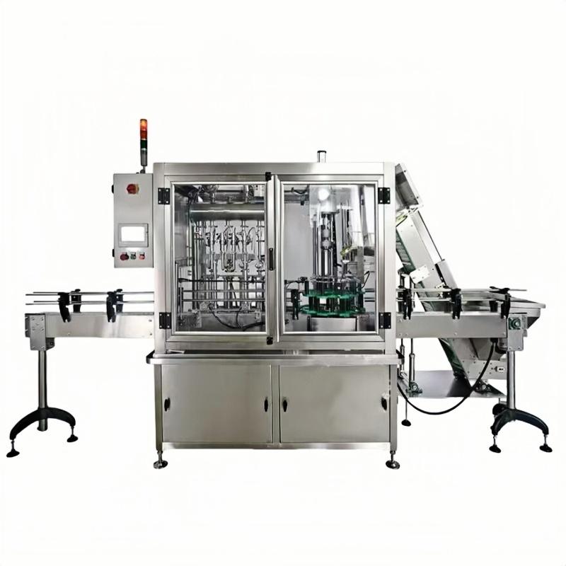 XLY-78 Automatic Sauce Liquid Filling Capping 2 in 1 Machine